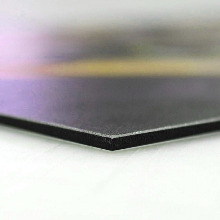 Standard Dibond sign boards showing aluminium composite edge